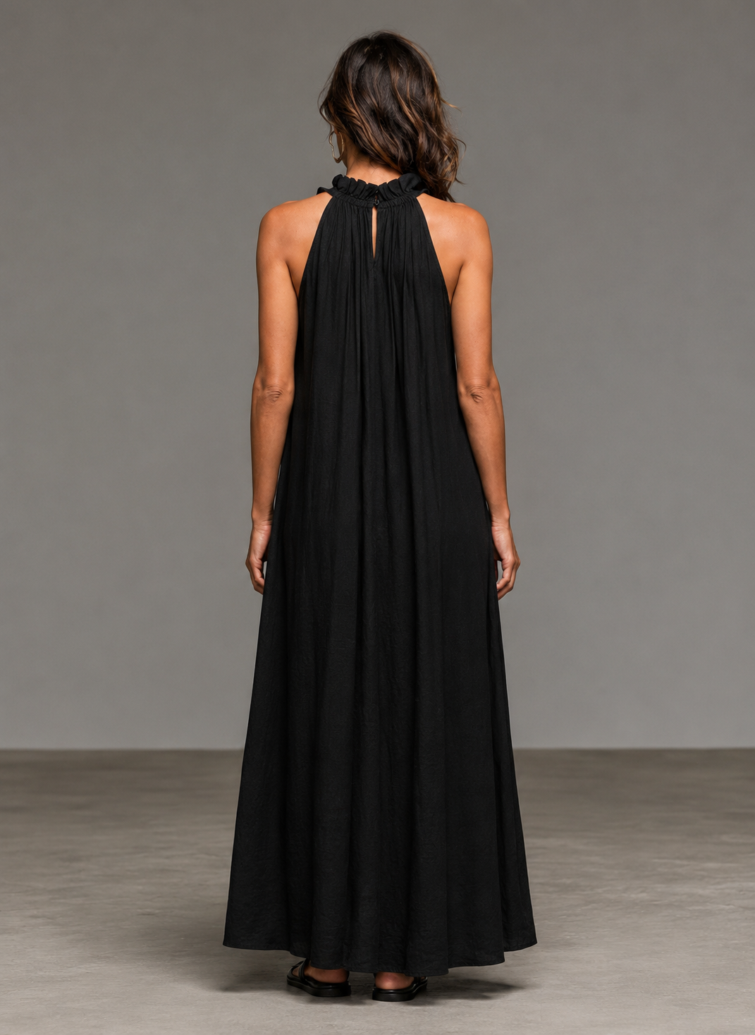 Clara | Robe longue à poches