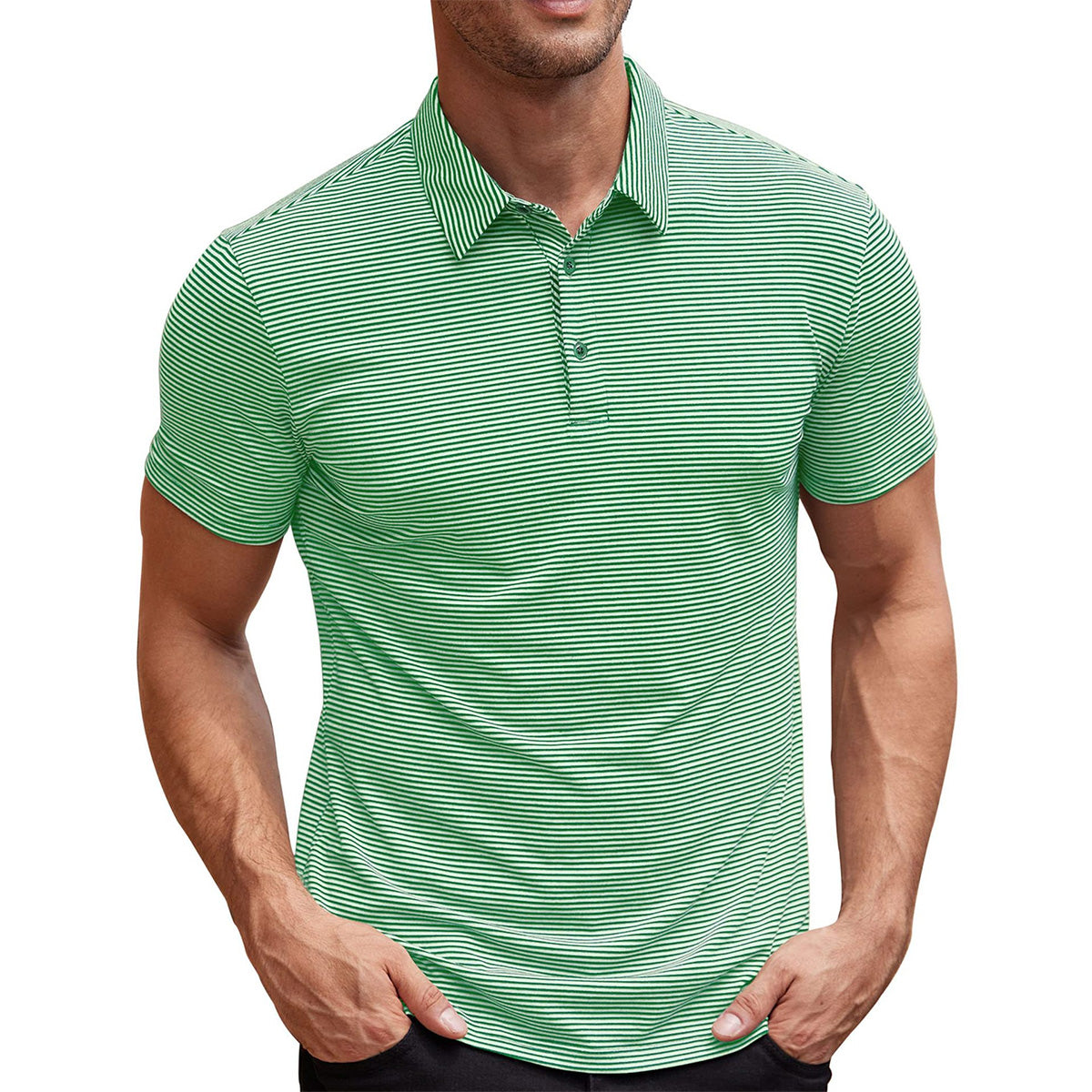 Victor™ | Polo Rayé Raffiné