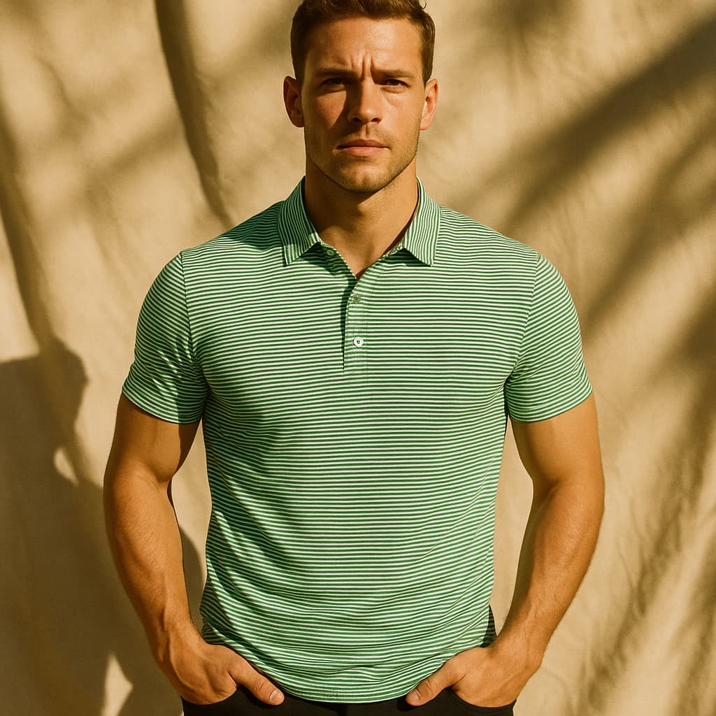 Victor™ | Polo Rayé Raffiné