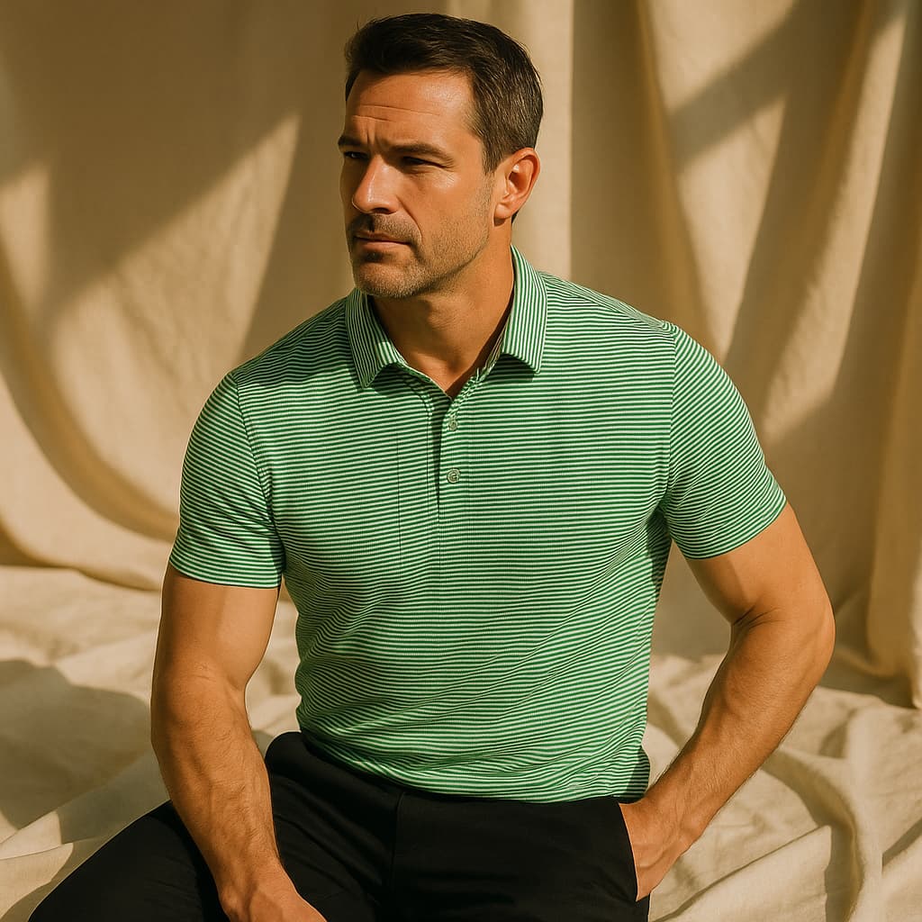 Victor™ | Polo Rayé Raffiné