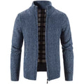 Gilet Homme Torsadé à Col Montant